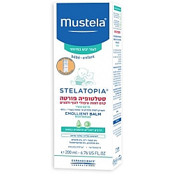מוסטלה סטלטופיה פורטה קרם לחות טיפולי לגוף ולפנים לעור יבש במיוחד 200 מ"ל - מבית Mustela