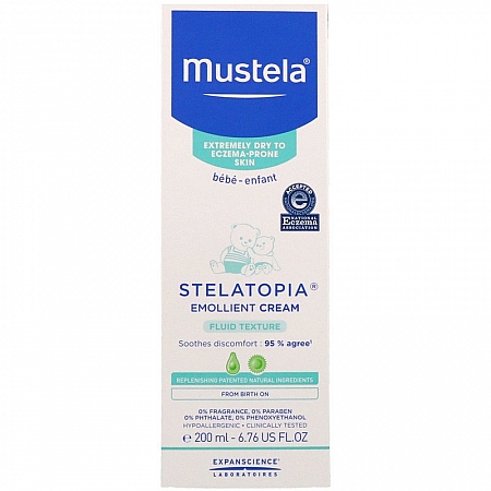 מחיר מוסטלה סטלטופיה קרם לחות טיפולי לגוף ולפנים 200 מל - מבית Mustela