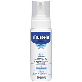 מוסטלה שמפו קצף לתינוקות רכים 150 מ"ל - מבית Mustela