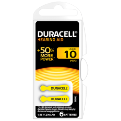 דורסל סוללות למכשירי שמיעה 10 - 6 יחידות - מבית Duracell