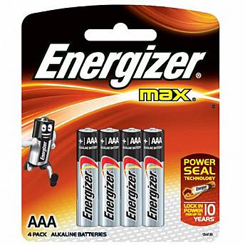 אנרג'ייזר סוללות מקס AA - אריזה 4 יחידות - מבית Energizer