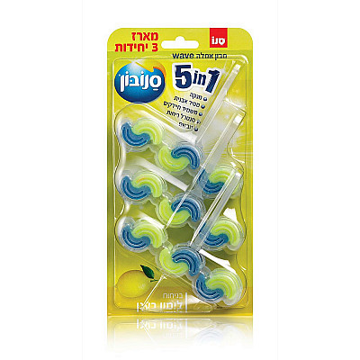 סנו סבון אסלה 5 ב1 בניחוח לימון סנובון - 3 יחידות
