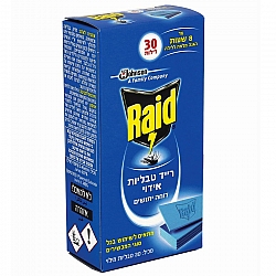 רייד דוחה יתושים מילוי טבליות אריזת 30 יחידות - מבית RAID