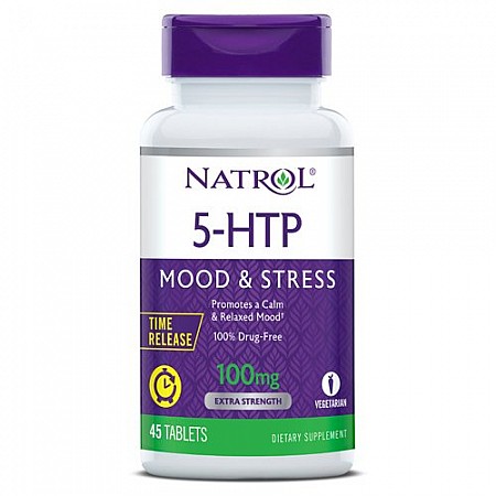 5-HTP הידרוקסי-טריפטופאן 100 מ"ג - 45 טבליות - מבית NATROL