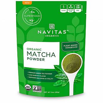 אבקת מאצ׳ה אורגני 85 גרם - מבית Navitas Organics