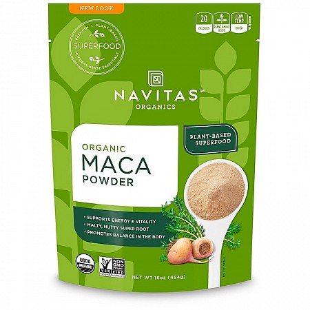 אבקת מאקה אורגני 454 גרם - מבית Navitas Organics