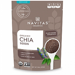 זרעי הצ'יה אורגני 454 גרם - מבית Navitas Organics