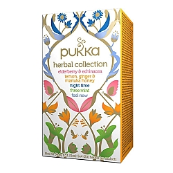 פוקה אוסף תה צמחים אורגני 20 שקיות תה צמחים - מבית Pukka Herbs