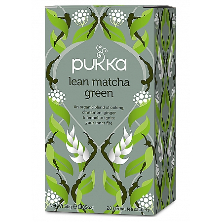 מחיר פוקה תה ירוק מאצה רזה 20 שקיות תה צמחים - מבית Pukka Herbs