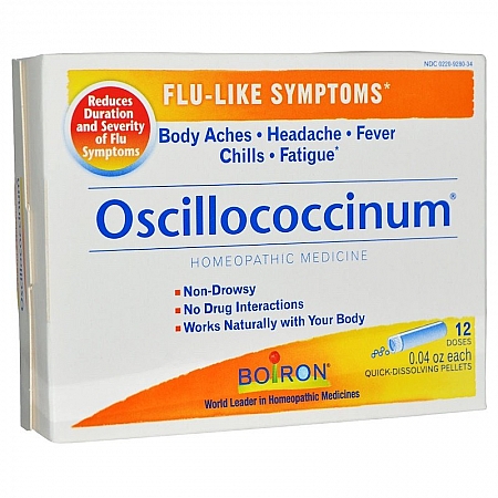 מחיר אוסילו - אוסילוקוקסינום Oscillococcinum - תכולה 12 מנות - מבית BIORON