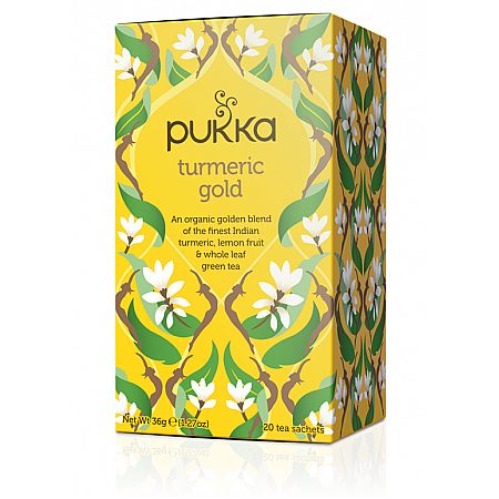 מחיר פוקה חליטות תה צמחים כורכום זהב 20 שקיקים - מבית Pukka Herbs