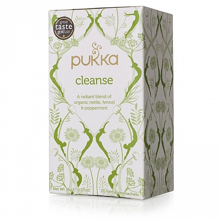 מחיר פוקה חליטות תה צמחים מנקה 20 שקיקים - מבית Pukka Herbs