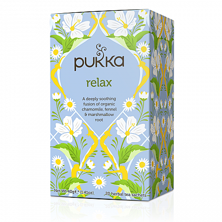 מחיר פוקה חליטות תה צמחים מרגיע רילקס 20 שקיקים - מבית Pukka Herbs