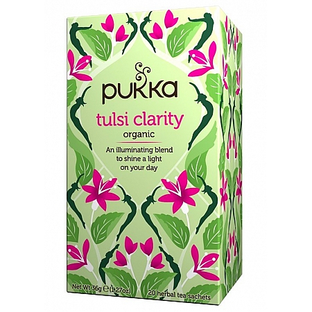 מחיר פוקה חליטות תה צמחים שלושה טולסי 20 שקיקים - מבית Pukka Herbs