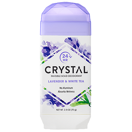 מחיר קריסטל מקורי דאודורנט סטיק מוצק מינרלי לבנדר תה לבן 70 גרם - מבית Crystal Body