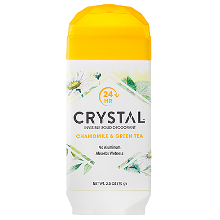 מחיר קריסטל מקורי דאודורנט סטיק מוצק מינרלי קמומיל תה ירוק 70 גרם - מבית Crystal Body
