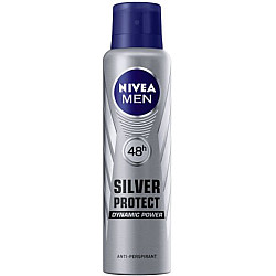 ניוואה דאודורנט ספריי סילבר לגבר 150 מ''ל - מבית NIVEA