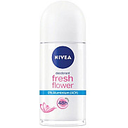 ניוואה דאודורנט רול און פרש פלוואר ללא אלומיניום לאשה 50 מ''ל - מבית NIVEA