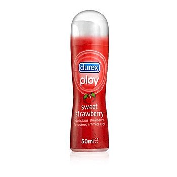 דורקס ג'ל סיכוך PLAY בטעם תות 50 מ"ל - מבית DUREX