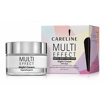 קרליין MULTI EFFECT קרם לילה 50 מ"ל - מבית CARELINE