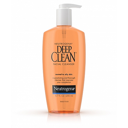 מחיר ניוטרוגינה DEEP CLEAN תרחיץ לניקוי פנים לעור רגיל שמן 200 מל - מבית NEUTROGENA