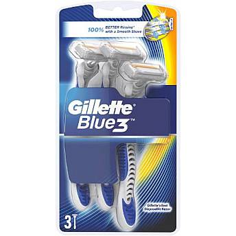 ג'ילט בלו 3 סכיני גילוח חד פעמיים 3 סכינים - מבית Gillette