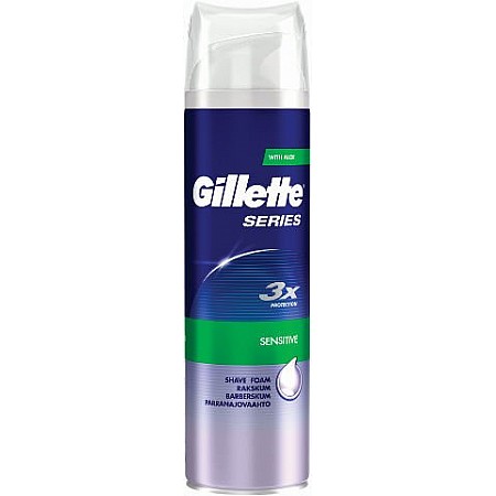 ג'ילט סירייס קצף גילוח סנסיטיב 250 מ"ל  - מבית Gillette