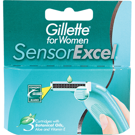 מחיר גילט סנסור אקסל סכיני גילוח רב פעמיים לנשים 5 סכנים - מבית Gillette