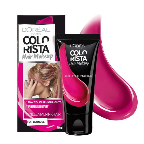 קולוריסטה איפור לשיער ורוד פודרה 30 מ"ל - מבית L'OREAL PARIS
