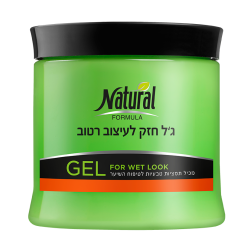 נטורל פורמולה ג'ל חזק לעיצוב רטוב 500 מ"ל - מבית NATURAL FORMULA