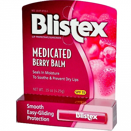 מחיר בליסטקס שפתון בטעם פירות מסנני קרינה לשפתיים יבשות וסדוקות 4.25 גרם SPF 15 - מבית Blistex
