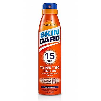 סקין גארד שמן גזר SPF15 ספריי 200 מ"ל - מבית SKIN GARD