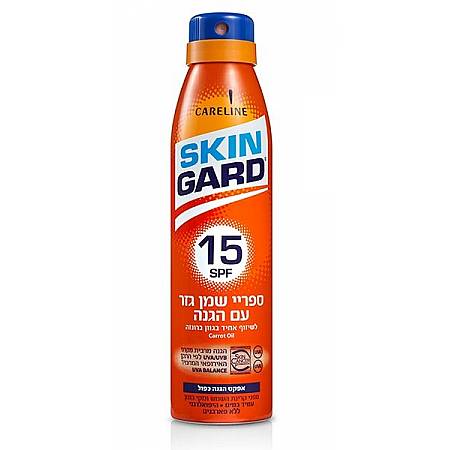 סקין גארד שמן גזר SPF15 ספריי 200 מ"ל - מבית SKIN GARD