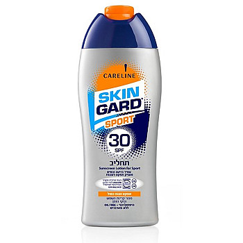 סקין גארד תחליב הגנה ספורט SPF30 לספורטאים 250 מ"ל - מבית SKIN GARD