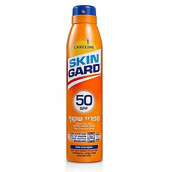 סקין גארד תרסיס הגנה SPF50 שקוף 200 מ"ל - מבית SKIN GARD