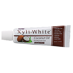 משחת שיניים מלבינה טבעית צמחונית עם שמן קוקוס 28 גרם XyliWhite - מבית NOW FOODS