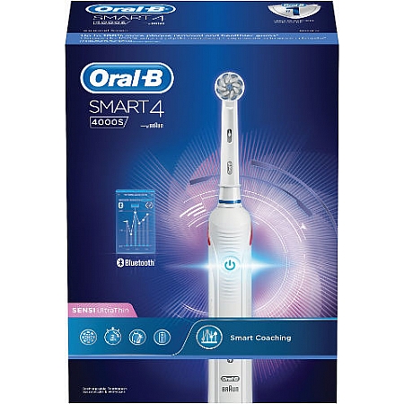 מחיר אורל בי 4000S מברשת שיניים חשמלית SMART 4 - מבית Oral B