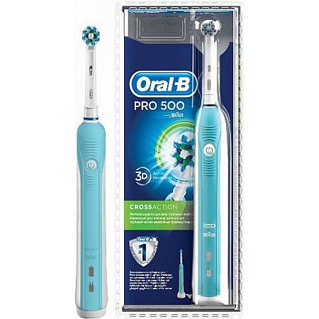 אורל בי בראון PRO 500 מברשת שיניים חשמלית 3D - מבית Oral B