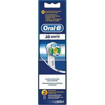 אורל בי ראש מילוי למכשיר חשמלי 3D להלבנה 2 יחידות - מבית Oral B