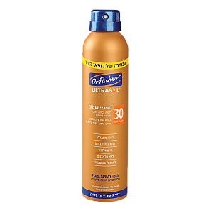 אולטרסול ספריי רציף שקוף SPF30 להגנה גבוהה 200 מ"ל - מבית Dr. Fischer