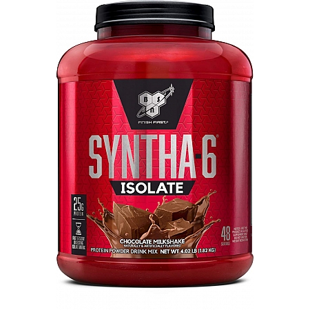 מחיר אבקת חלבון סינטה 6 איזולט ISOLATE SYNTHA 6 בטעם שוקולד 1.82 קג - מבית BSN