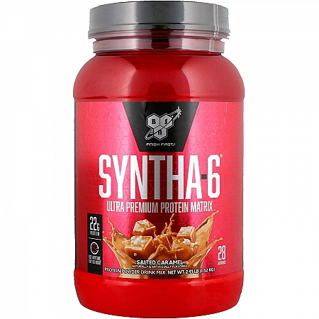 מחיר סינטה 6 אבקת תשלובת חלבונים SYNTHA 6 טעם קרמל מלוח 1.32 קג - מבית BSN