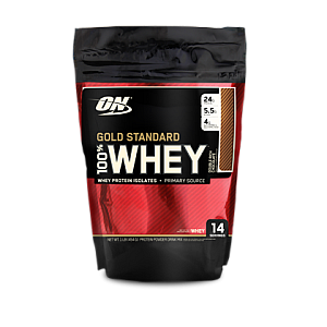 אבקת חלבון Whey מי גבינה אופטימום גולד סטנדרט 454 גרם טעם גלידת וניל - מבית Optimum Nutrition