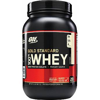 אבקת חלבון Whey מי גבינה אופטימום גולד סטנדרט 819 גרם טעם קרמל מלוח - מבית Optimum Nutrition