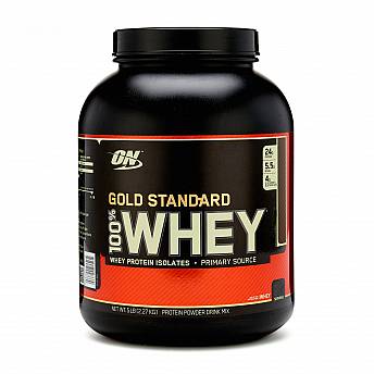 אבקת חלבון מי גבינה Whey אופטימום גולד סטנדרט טעם גלידת וניל 2.27 ק"ג - מבית Optimum Nutrition