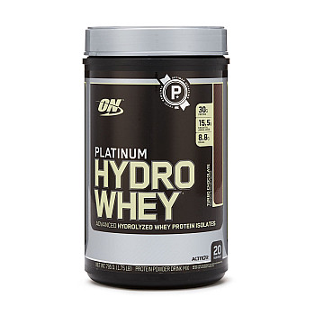אופטימום אבקת חלבון היידרו וואי פלטינום 795 גרם בטעם טורבו שוקולד - מבית Optimum Nutrition