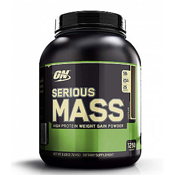 גיינר סיריוס מאס אופטימום SERIOUS MASS טעם וניל 2.72 ק"ג - מבית Optimum Nutrition