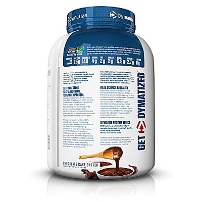 אבקת חלבון וואי אליט דיימטייז Whey Elite בטעם עוגת שוקולד 2.3 ק"ג - מבית Dymatize Nutrition