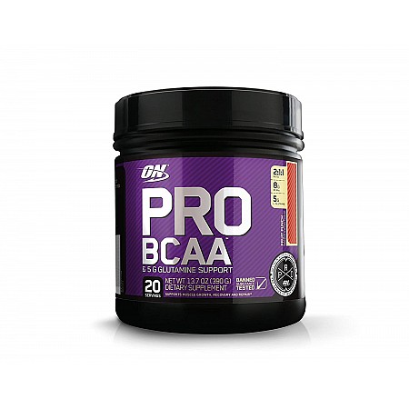 BCAA  עם גלוטמין אופטימום פרו סירייס טעם פונץ פירות 390 גרם - מבית Optimum Nutrition