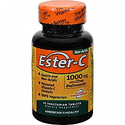 אסטר סי ויטמין C לא חומצי 1000 מ"ג 45 טבליות - מבית Ester-C